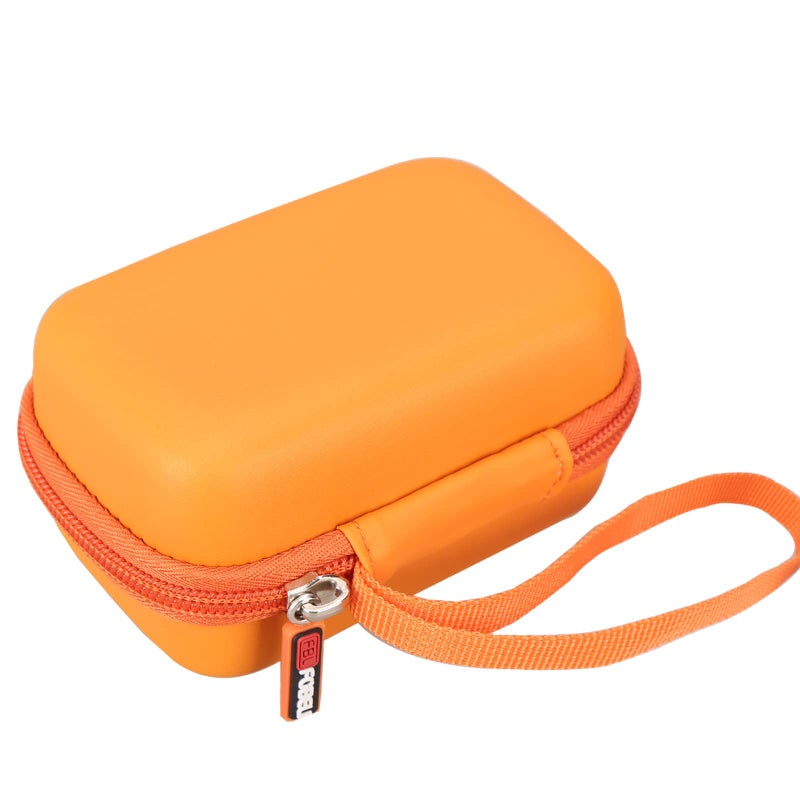 FBLFOBELI Hard EVA Carrying Case for Polaroid Underwater Camera 18mp 4K UHD (Orange) - Image 4
