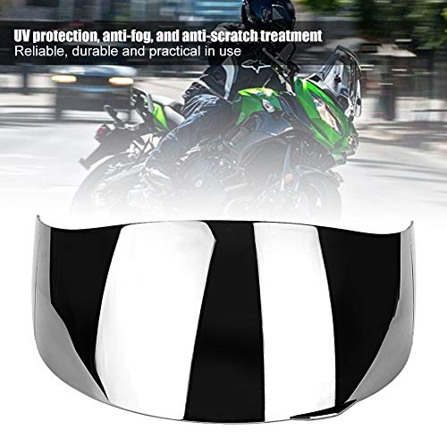 Camrusic Motorcycle Helmet Visor Compatible with AGV K1 K3 SV K5 K5‑S Wind Shield Helmet Lens Visor Shield Full Face(Silver) - Image 3