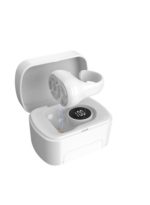 Bluetooth Scrolling Page Turner, White 2-in-1 Bluetooth Remote Control Fingertip, Smart Design Finger Remote For Tiktok Short Video