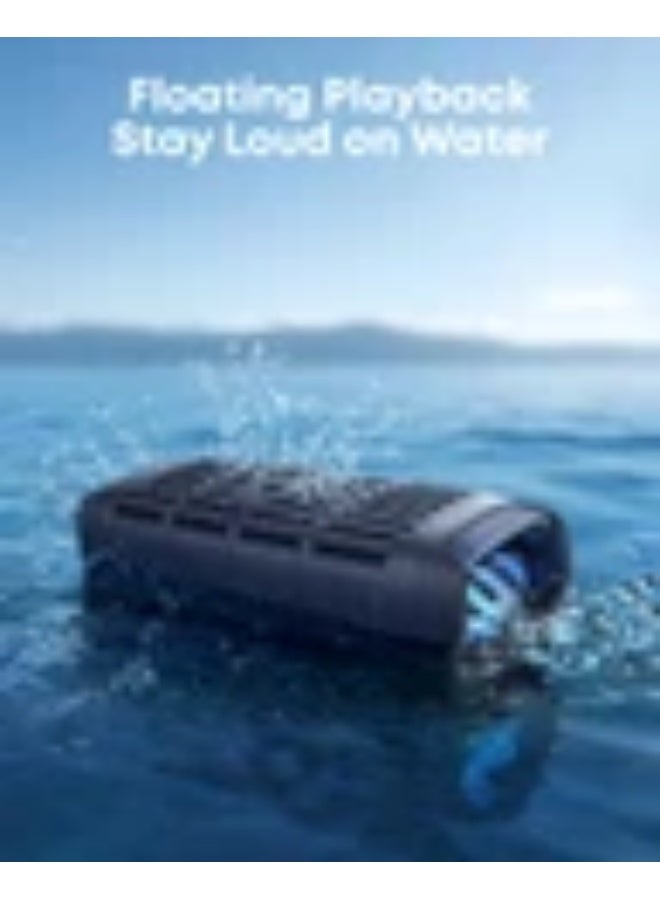 ساوند كور مكبرات صوت Soundcore Boom 3i من Anker، مكبرات صوت خارجية متينة، مقاومة للماء بمعيار IP68، مدة تشغيل تصل إلى 16 ساعة - أزرق - Image 5