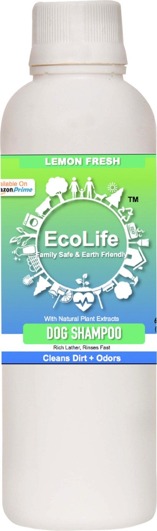 CERO ® ECOLIFE 100% Natural Dog Shampoo, Lemon Fresh (200ml)