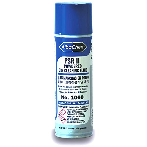 AlbaChem ألبا كيم PSR II سائل تنظيف جاف مسحوق رذاذ مزيل البقع 12.5 أونصة - Image 1