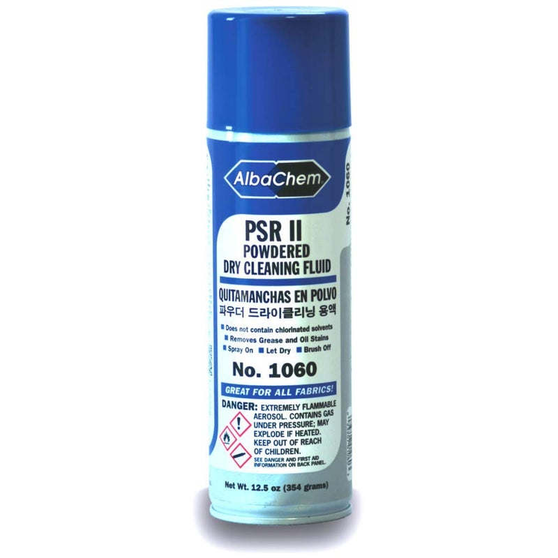 AlbaChem ألبا كيم PSR II سائل تنظيف جاف مسحوق رذاذ مزيل البقع 12.5 أونصة - Image 4