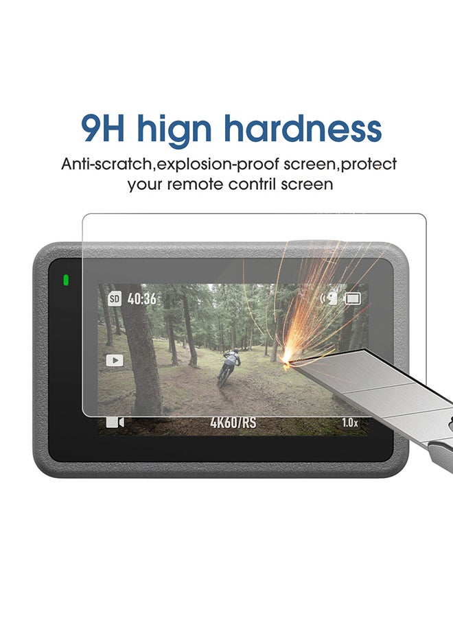 O Ozone Tempered Glass Film Screen Protector with Lens Cap Cover and Battery Storage Case | Compatible with DJI OSMO Action 3 Camera Accessories  - Image 4