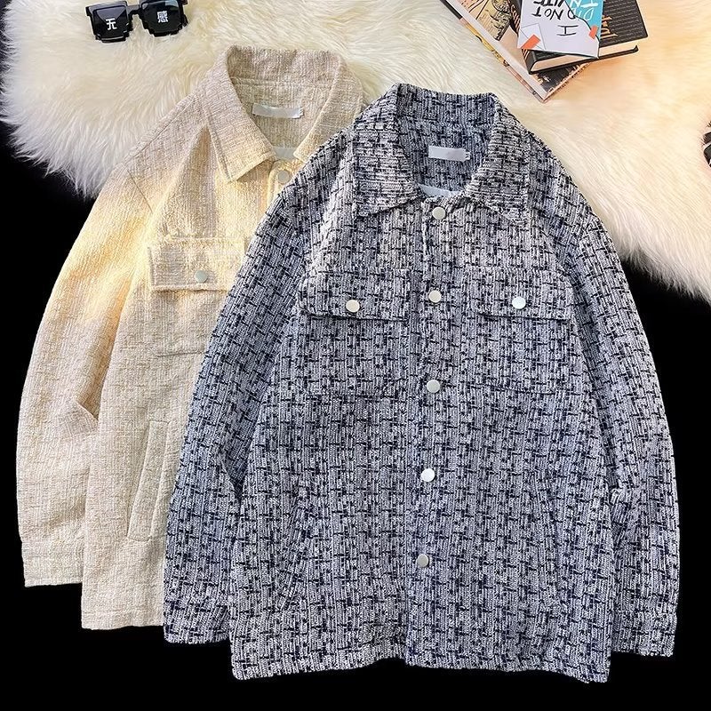 Trendy Autumn Fashion Houndstooth Blazer Jacket With A Chanel-Inspired Design For Men And Women - Image 2