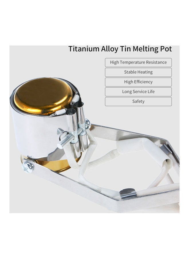 Y&D - Portable Temperature Adjustable Titanium Alloy Tin Furnace Yellow - Image 1