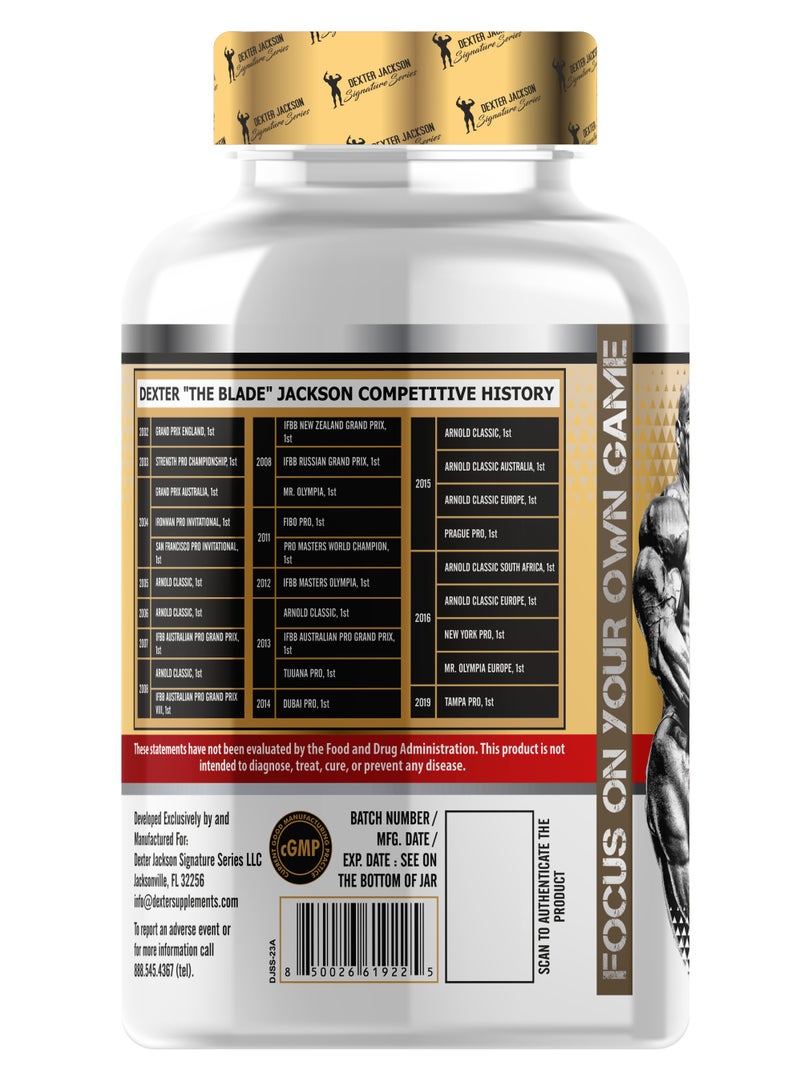 DEXTER JACKSON Dexter Jackson Gold Series Omega 3 – 1000mg Fish Oil with EPA/DHA & Vitamin E – 90 Softgels  - Image 2