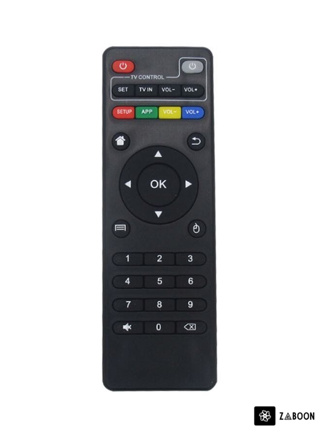 Zaboon Replacement IR Remote Control For Android TV Box H96 MAX/V88/MXQ/TX6/T95X/T95Z Plus/TX3 X96