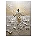 Larkipuzz Christian Jesus Aesthetic Puzzles for Adults 1000 Pieces White Religious Ocean Jigsaw Puzzle Difficult Challenging Art Puzzles - Image 4