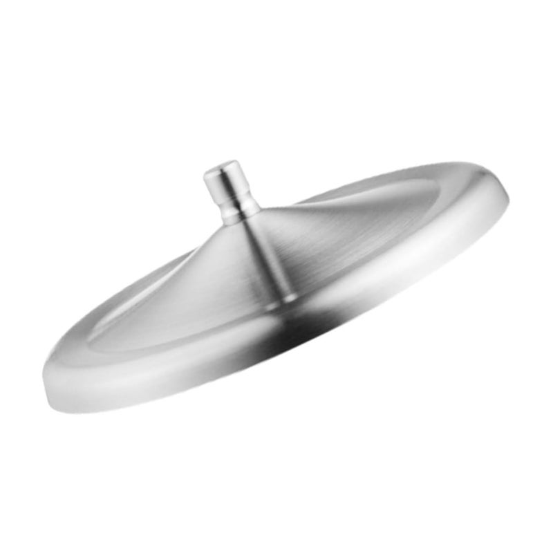 Stainless Steel Tea Cup Lid Preserves Freshness Elegant Cover For Mugs - Image 2