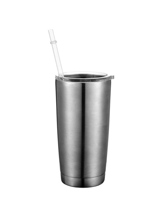 Jovitec Jovitec 50 Pieces Reusable Hard Plastic Drinking Straws for Tumblers Mason Jars Milkshakes Smoothies Clear Reusable Plastic Straws with Cleaning Brush(9 Inch,Clear) - Image 5