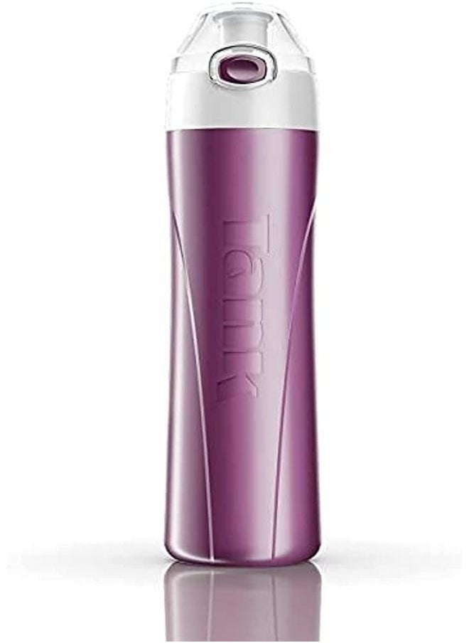TANK 2-Piece Plastic Water Bottle Set Pink/Purple 650ml  - Image 2