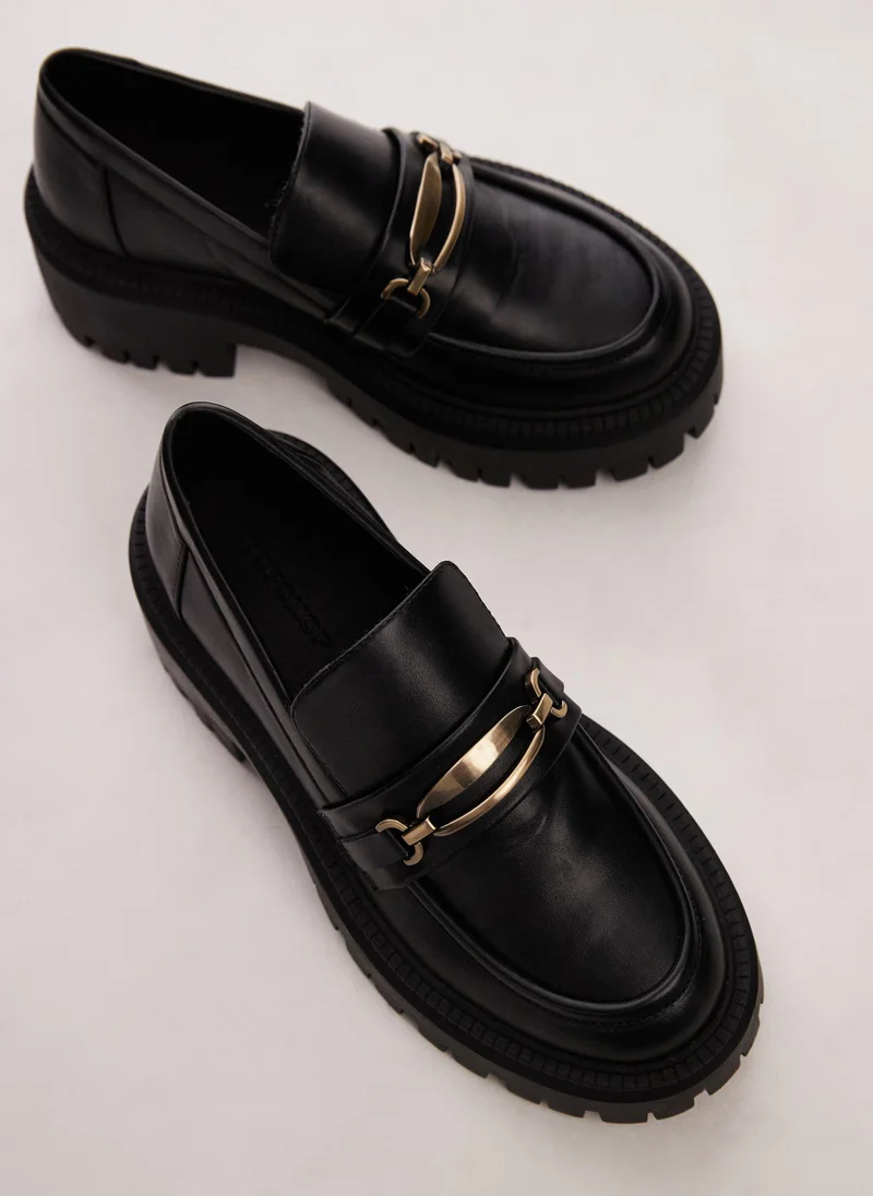 توب شوب Close Toe Flat Loafers