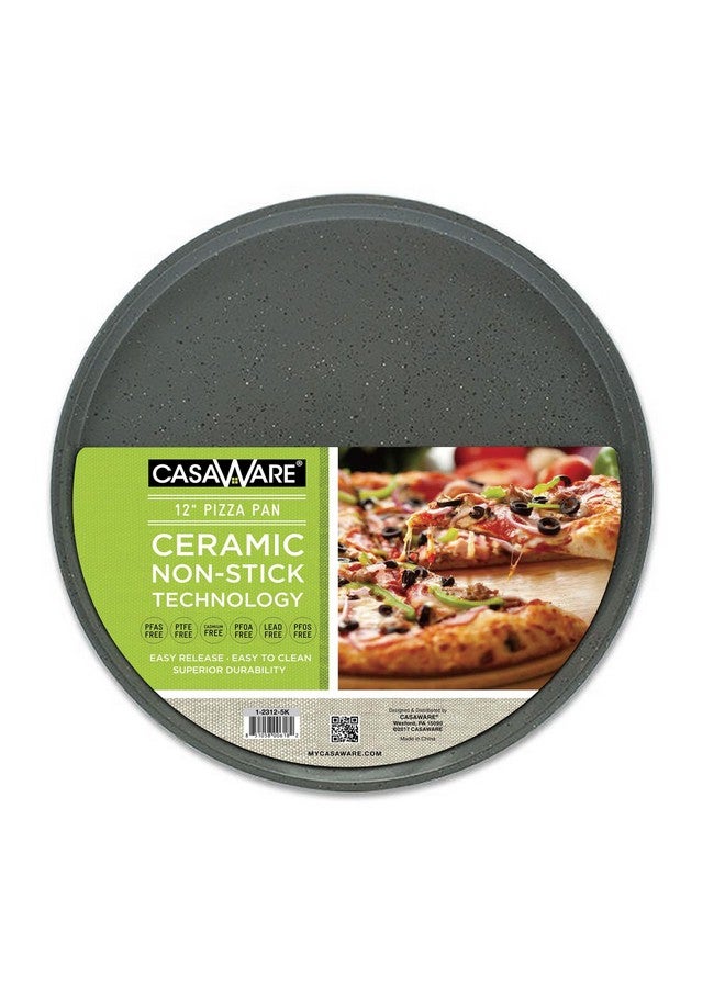 casaWare casaWare Pizza/baking Pan 12-inch (Silver Granite)  - Image 1