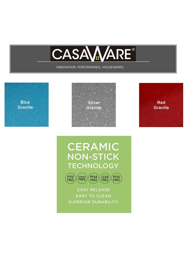 casaWare casaWare Pizza/baking Pan 12-inch (Silver Granite)  - Image 3