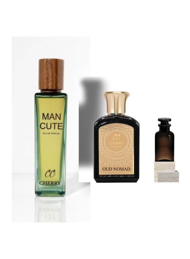CHERRY Men's Luxury Collection | Man Cute 200ml + Oud Nomad 75ml Eau De Parfum