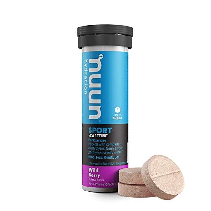 Nuun Hydration Drink Tab - Energy - Wild Berry - 10 Tablets - Case of 2 - Image 2