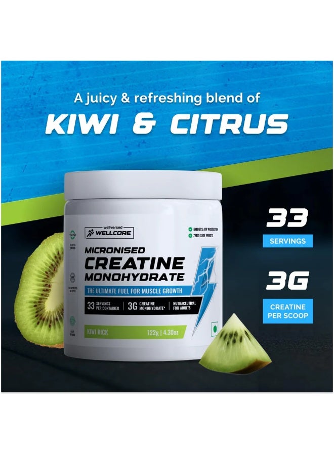 Wellcore Creatine Kiwi Kick 122g - Image 3