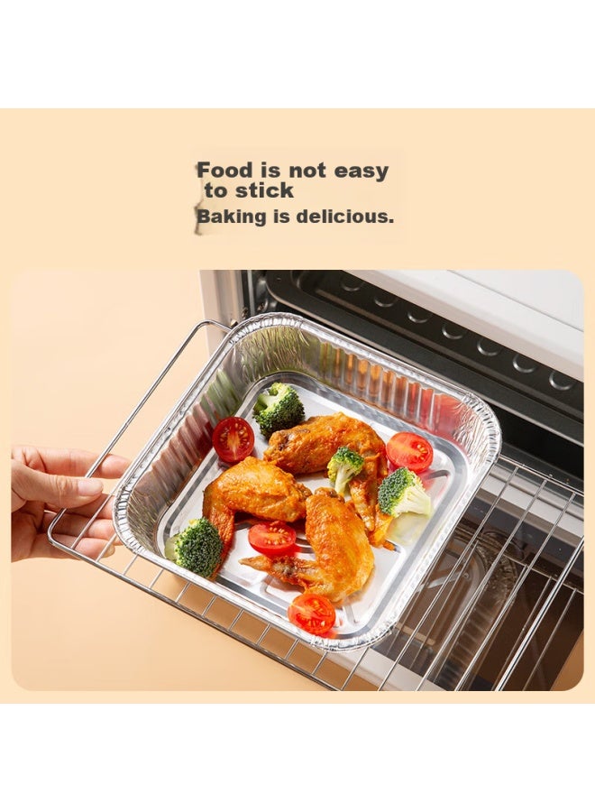 JD.com Jd Jingzao Air Fryer And Oven-specific Aluminum Foil Bowls And Plates, Square Aluminum Foil Trays 20.5cm - Image 3