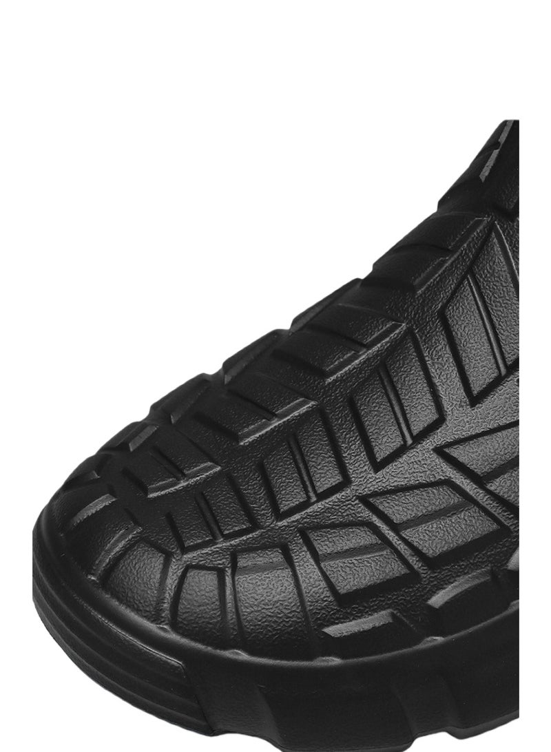 Unisex Adults Kitchen Safety Shoes Chef Shoes Non Slip Garden Work Shoes Lightweight Waterproof Restaurant Food Service Shoes, Black, - Image 2