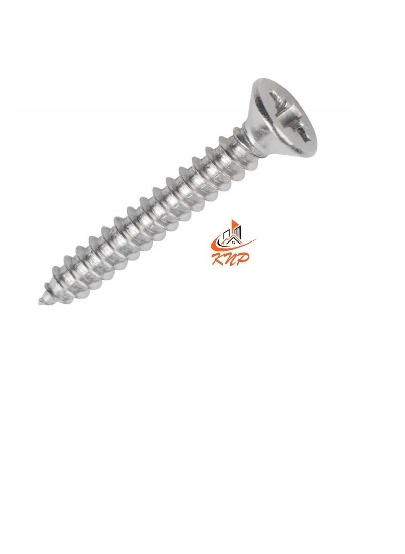 KNP Self Tapping CSK Head Screw 8 X 3/4" - Image 2