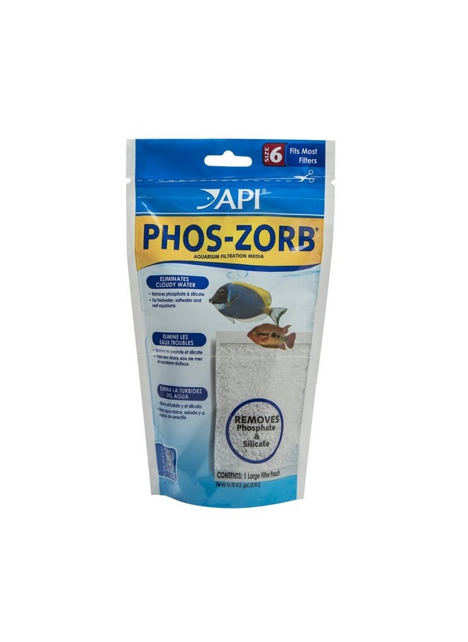 ايه بي آي فلتر حوض السمك API PHOS-ZORB مقاس 6، كيس ترشيح، كيس واحد (109A)  - Image 1