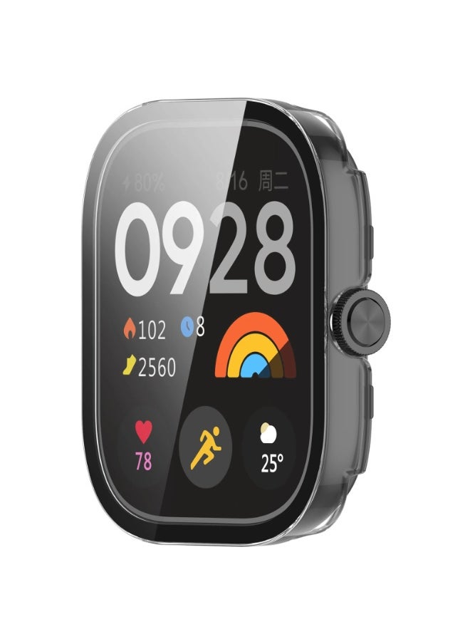 Generic - PC Case + Screen Protector For Xiaomi Redmi Watch 5 Active/Redmi Watch 5 Lite All-around Anti-scratch Frame Screen Protective Shell (Clear) - Image 1