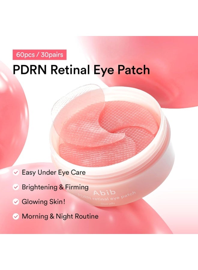 Abib PDRN Retinal Eye Patch Glow jelly 60 Patches, - Image 3