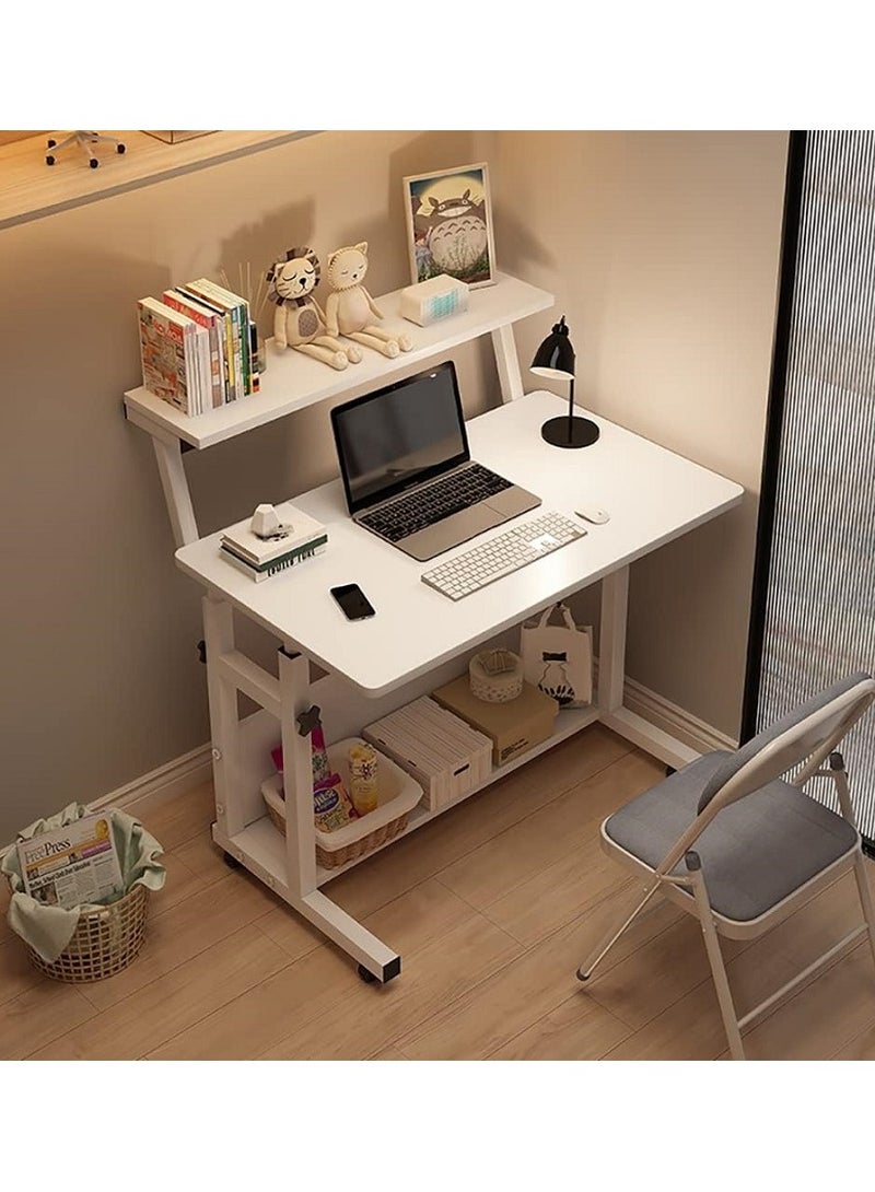 AGD Multi-functional study table with book storage shelf and wheels - Image 1