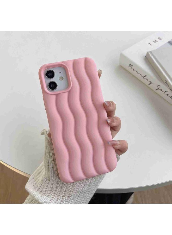 S-TOP Case For iPhone 14 Skin Feel 3D Water Wave Texture Phone Case - Image 1