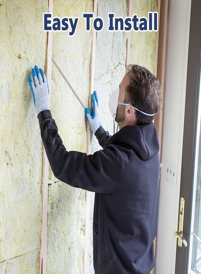 Welecom 150 Pcs Insulation Support Wire 24 Inch Insulated Bracket Insulation Holder Wire Metal Insulated Support Rods for Ceiling Attic Insulation - Image 5