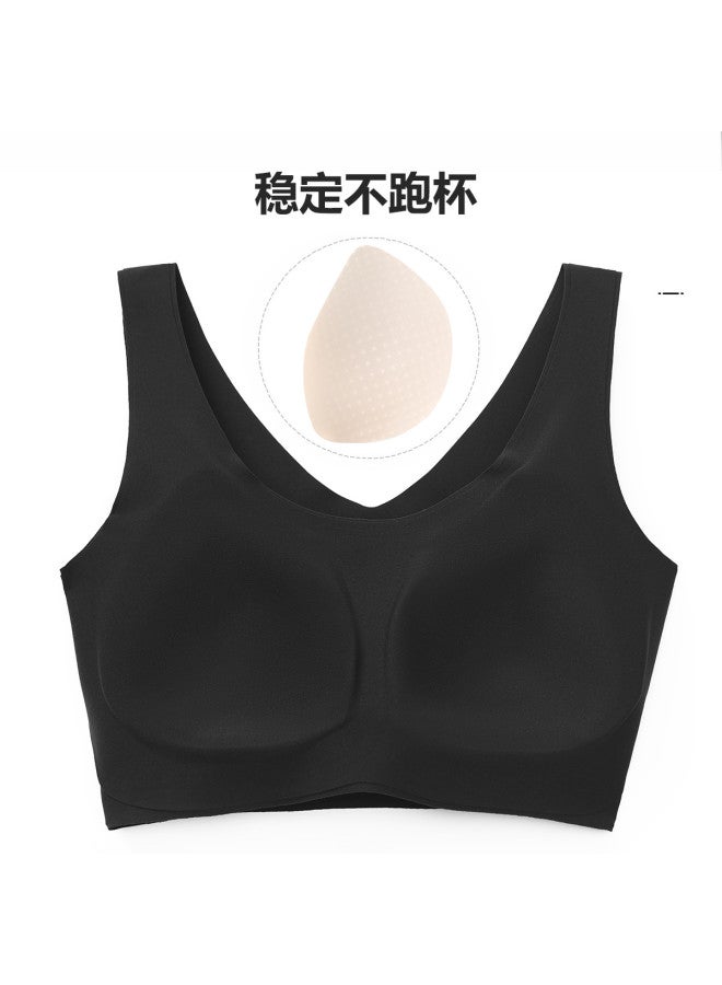 Fenton Seamless Ultra-thin  Breathable Underwear Women's Camisole Built-in Bra With Lift And No Shake - Image 4