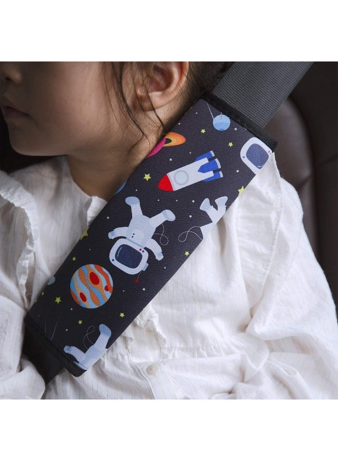 YR Seat Belt Cover for Kids, Soft Comfort Seat Belt Cushion for Children, Cute Cartoon Pattern Car Seat Belt Pads Cover for Girls and Boys - Image 2