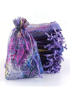 ZCM-HAPPY 24 Piece Organza Party Favor Bag Goodies Bag Set 