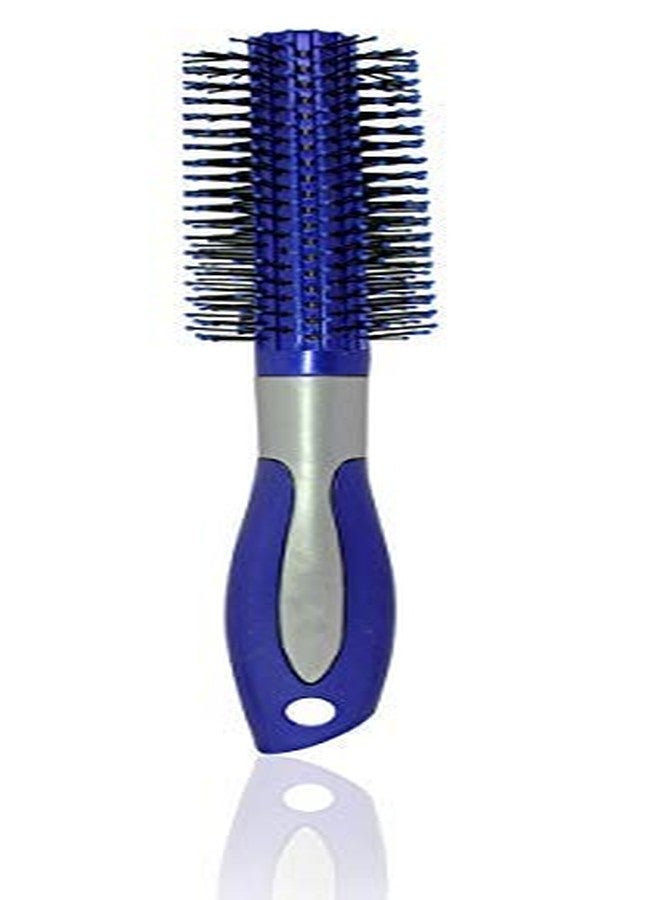 AASA Home and Saloon Use Round Shape Soft Bristles Hair Brush for Boys and Girls Dark Blue Pack of 1 (M1) - Image 2