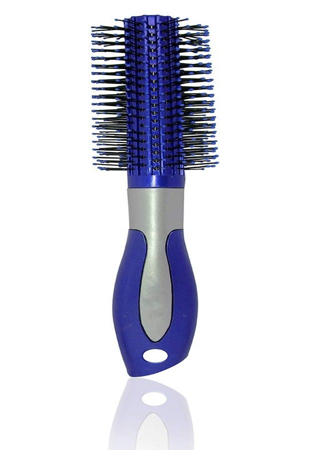 AASA Home and Saloon Use Round Shape Soft Bristles Hair Brush for Boys and Girls Dark Blue Pack of 1 (M1) - Image 5