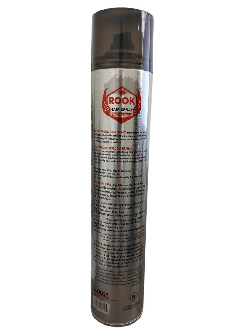 rook rook hair hold spray 500 ml  - Image 2