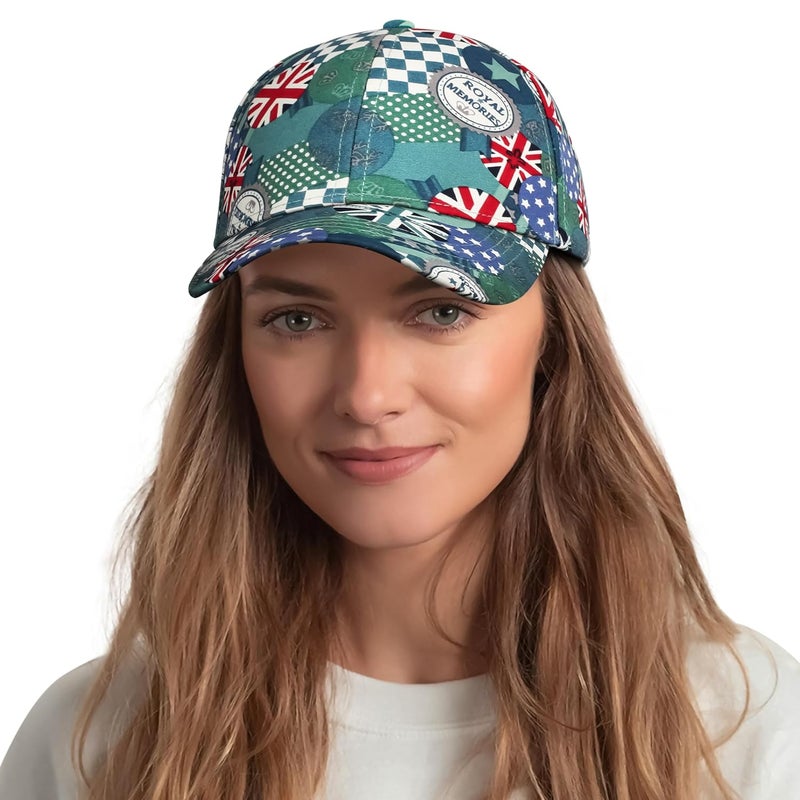 VRITRAZ Stylish Sun Protection Baseball Caps for Girls and Womens, Summer caps, Sports caps for Girls with Adustable Strap - Image 1