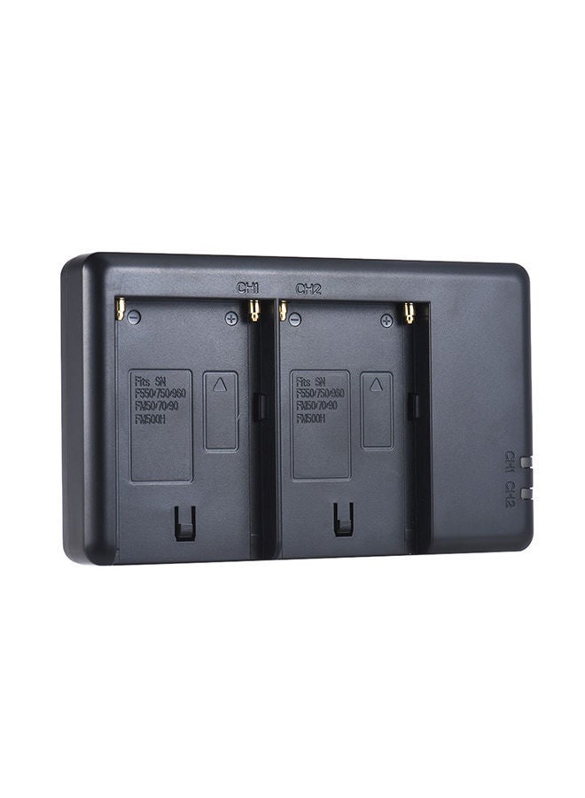 NIBEMINENT Dual Channel Digital Camera Battery Charger With LCD Display For Canon  - Image 4