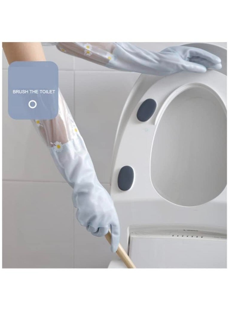 A Pair of Heat Insulated Cleaning Gloves, Waterproof and Slip Resistant, for Kitchen Bathroom Home Gardening Painting Household Tools, One Size - Image 5