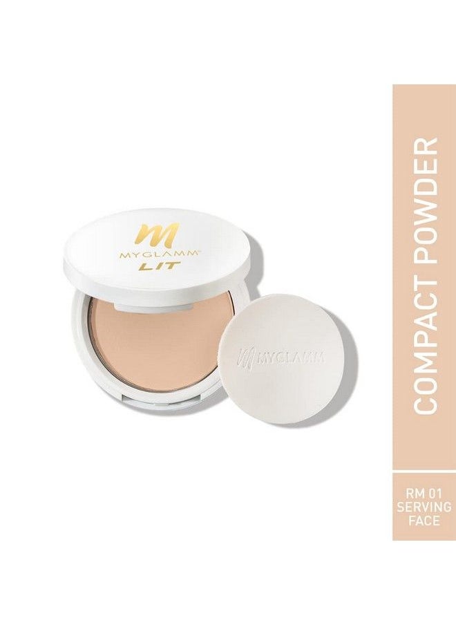 MyGlamm Radiant Matte Compact Powder (Serving Face) 9G ; Radiant Matte Finish ; For Fair Skin Tone ; Vegan & Cruelty Free  - Image 3