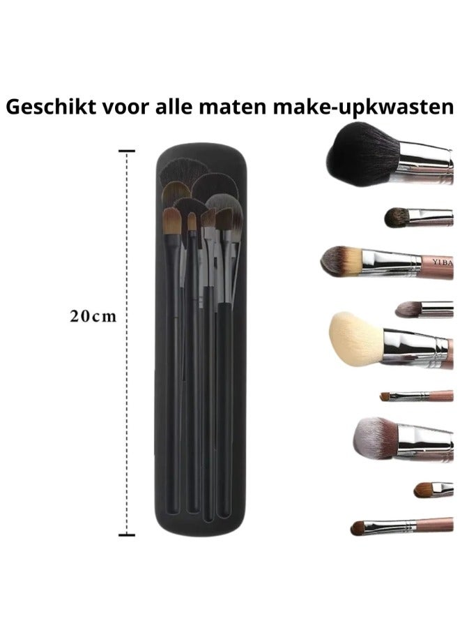 Glowudz Silicone Makeup Brush Holder Traveling Case For Women  - Image 3
