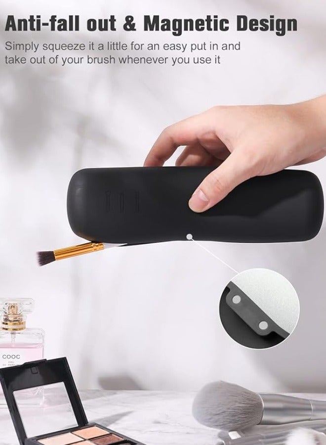 Silicone Makeup Brush Holder Traveling Case For Women
