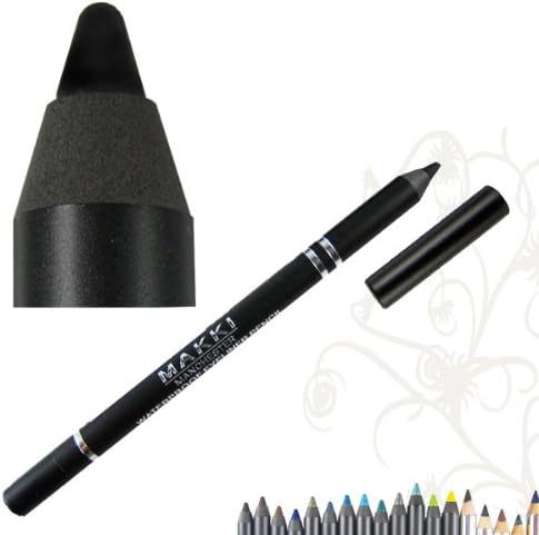Makki Shimmery Golden Olive Waterproof Glide on Eyeliner Colour Shade Number 05 Smudge proof Eye Liner Pencil - Image 2