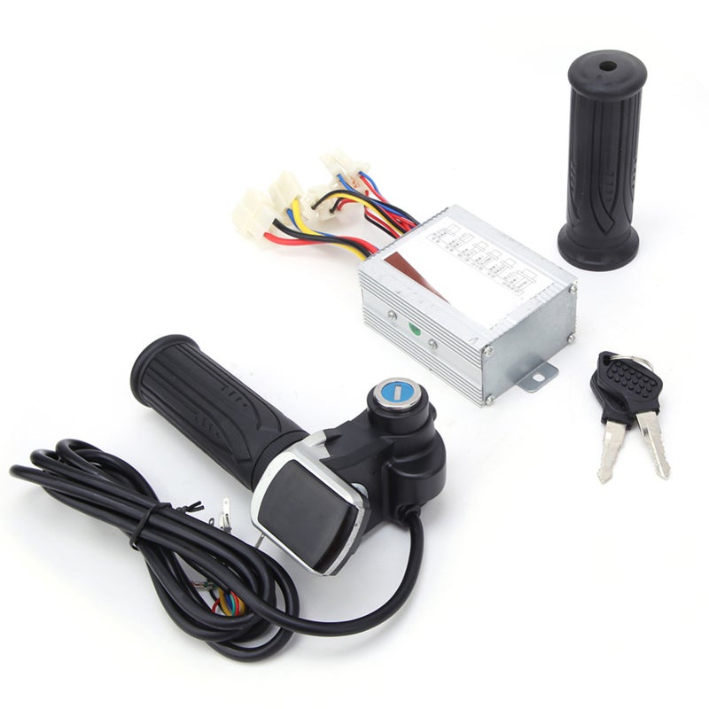 36V 500W E Bike Scooter Kit: Lightweight Rain Resistant Handlebar - Power Display Function Electric Scooter Controller Kit for DIY E Bike Scooter & Electric Bicycle Conversion - Image 3