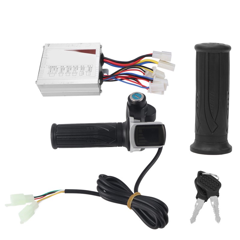 36V 500W E Bike Scooter Kit: Lightweight Rain Resistant Handlebar - Power Display Function Electric Scooter Controller Kit for DIY E Bike Scooter & Electric Bicycle Conversion - Image 1