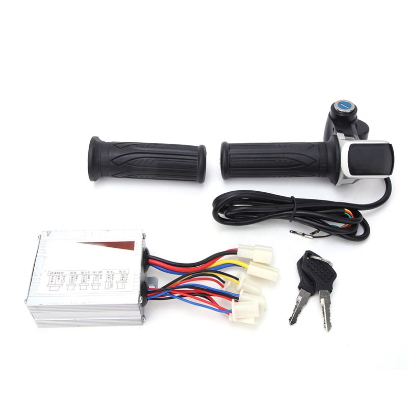 36V 500W E Bike Scooter Kit: Lightweight Rain Resistant Handlebar - Power Display Function Electric Scooter Controller Kit for DIY E Bike Scooter & Electric Bicycle Conversion - Image 4