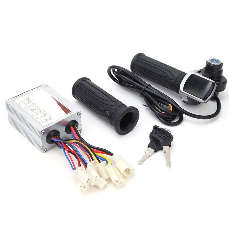 36V 500W E Bike Scooter Kit: Lightweight Rain Resistant Handlebar - Power Display Function Electric Scooter Controller Kit for DIY E Bike Scooter & Electric Bicycle Conversion - Image 2