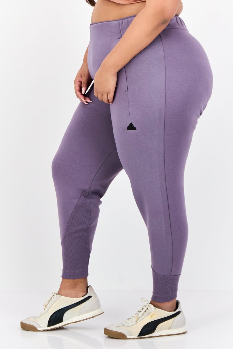 Adidas Women Regular Fit Outdoor Jogger Pants, Dark Mauve  - Image 2