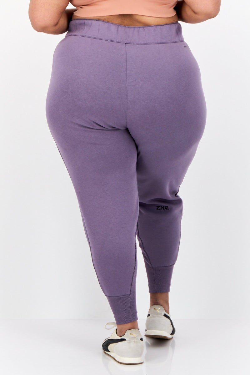 Adidas Women Regular Fit Outdoor Jogger Pants, Dark Mauve  - Image 3
